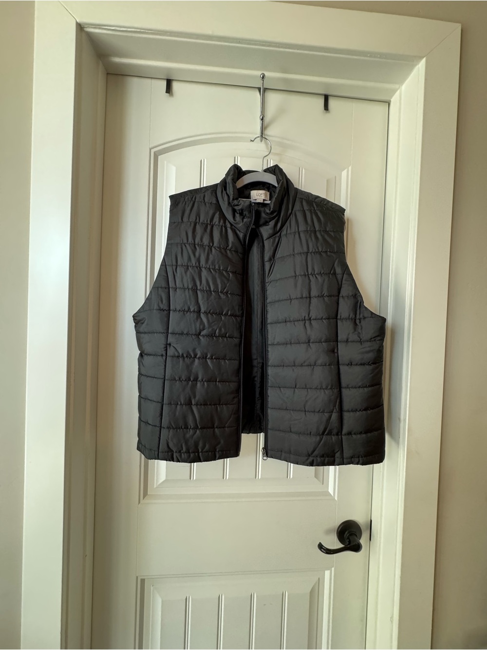 LOFT Black Puffer vest